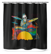 Flower Child Dreams Shower Curtain with a soft floral pattern.